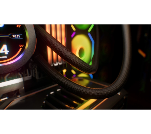 Krux HydroGlance 240 ARGB LCD Czarny - Kup na Raty - RRSO 0%