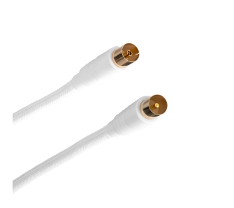 Kabel antenowy Reinston EK015AB 1,5 m Biały