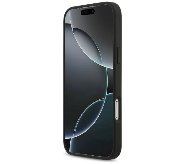 Guess 4G Circle Classic Logo MagSafe do iPhone 17 Pro Max Czarny