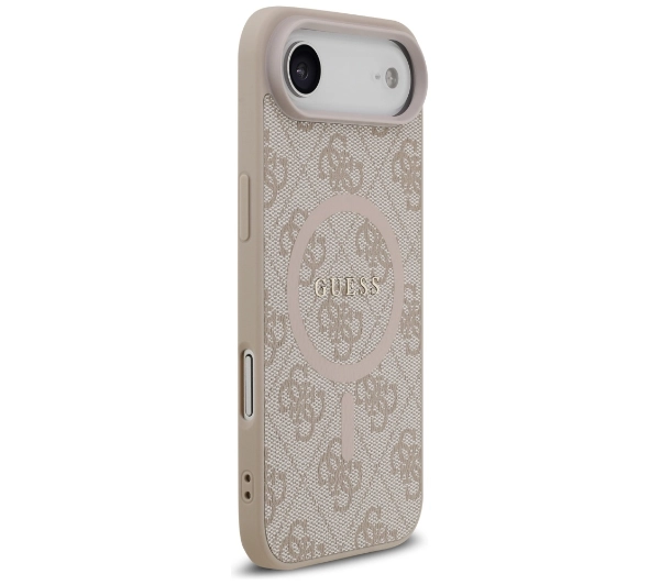 Guess 4G Ring Classic Logo MagSafe do iPhone Air różowy