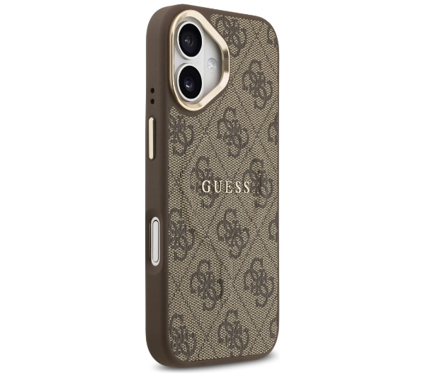 Guess 4G PU Classic Logo MagSafe do iPhone 17 brązowy