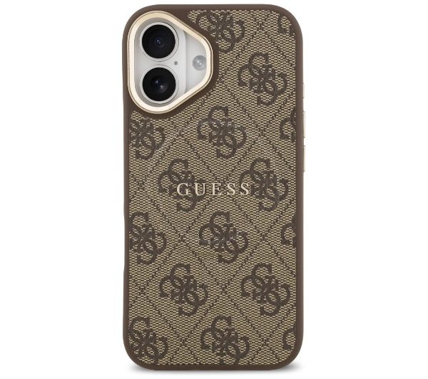 Guess 4G PU Classic Logo MagSafe do iPhone 17 brązowy