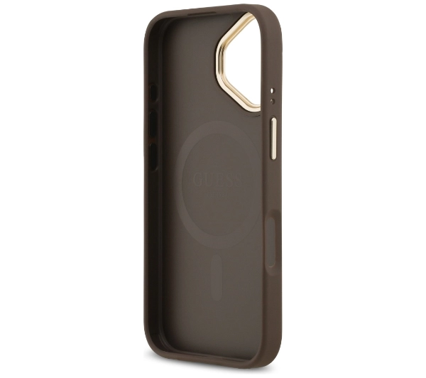 Guess 4G PU Classic Logo MagSafe do iPhone 17 brązowy