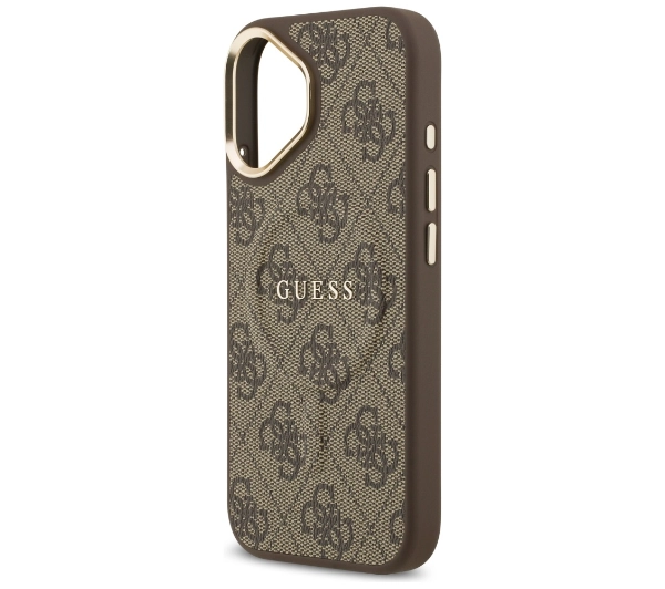 Guess 4G PU Classic Logo MagSafe do iPhone 17 brązowy