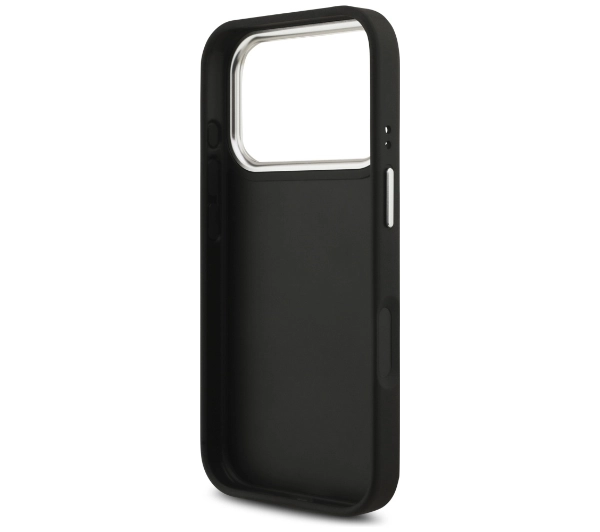 Guess Grained Big 4G Classic Logo do iPhone 17 Pro czarny