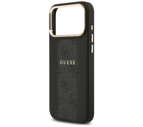Guess 4G Stripe MagSafe do iPhone 17 Pro Max czarny