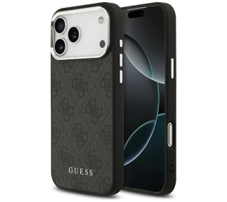 Guess 4G Classic Logo MagSafe do iPhone 17 Pro Max czarny