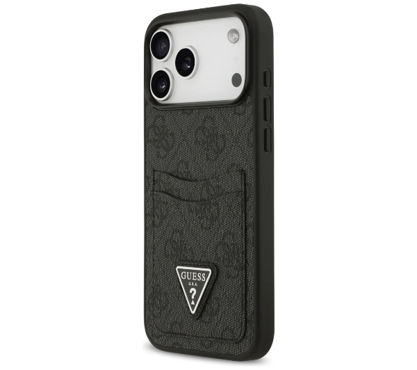 Guess 4G Double Card Triangle do iPhone 17 Pro Max czarny