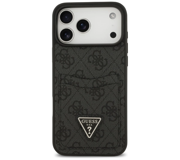 Guess 4G Double Card Triangle do iPhone 17 Pro Max czarny