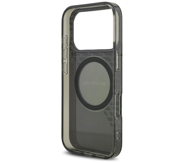AMG Double Layer Transparent Smocked MagSafe do iPhone 17 Pro czarny
