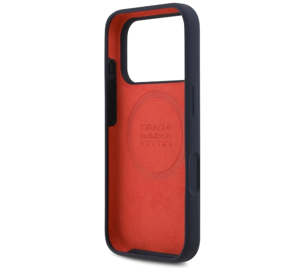 Red Bull Racing Silicone Red Ring MagSafe do iPhone 17 Pro Granatowy