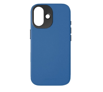 Etui Yaxo Leather Gear Slim Case MagSafe do iPhone 17 Niebieski