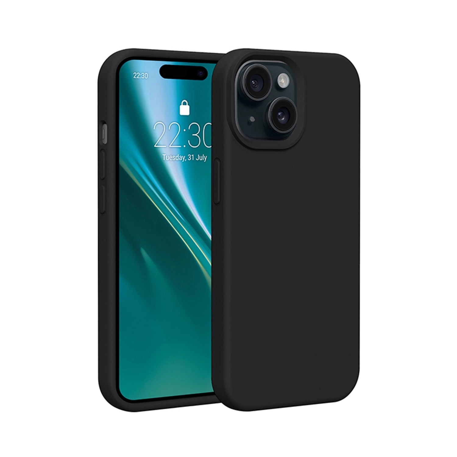 Etui Etteri Silicone Case do iPhone 13 Czarny