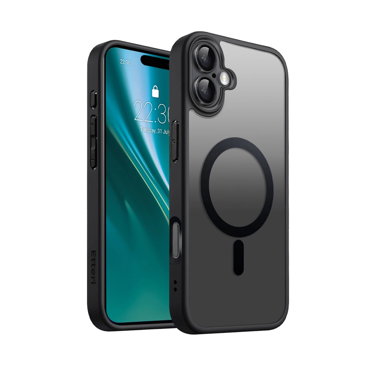 Etui Etteri Matt Mag do iPhone 16 Czarny