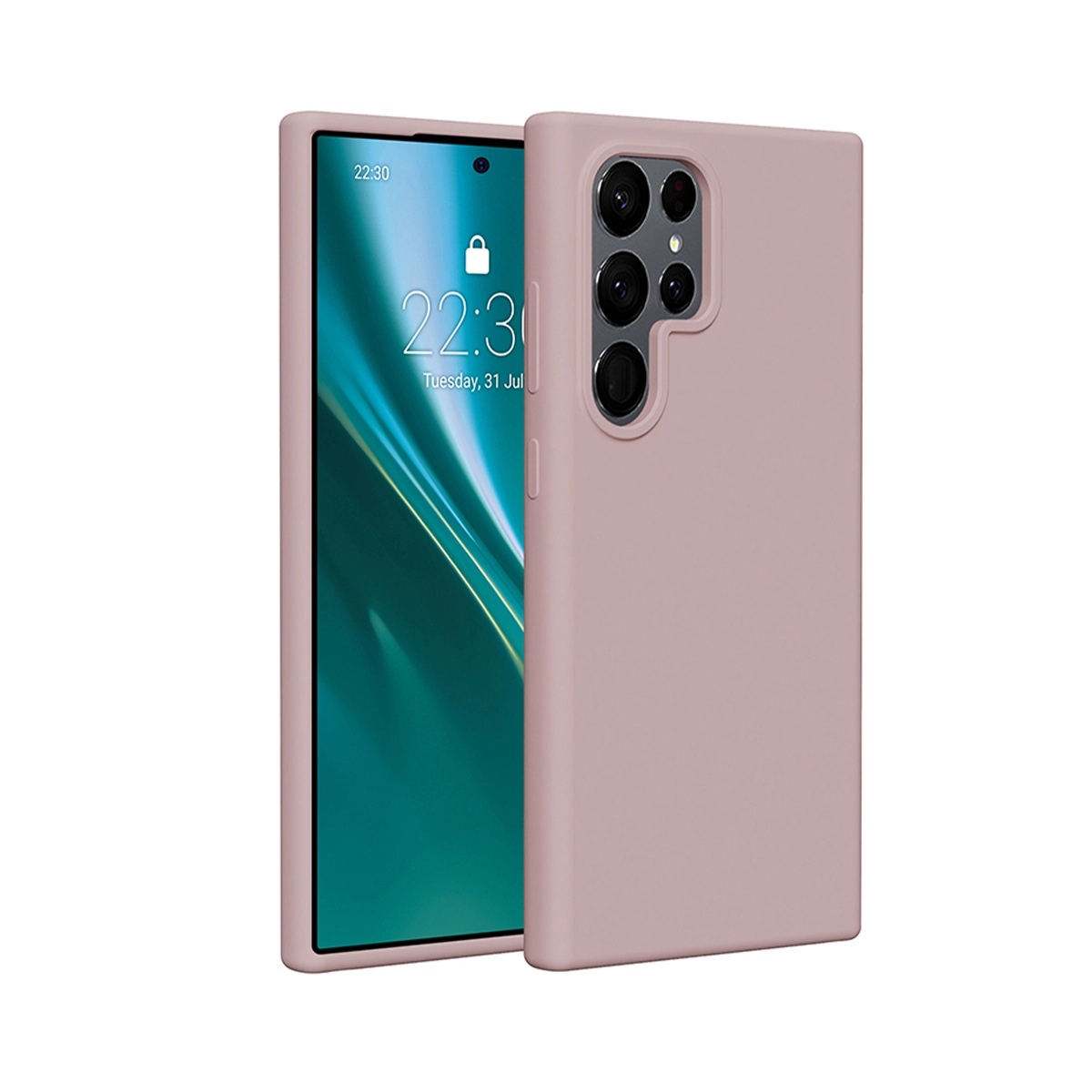 Etui Etteri Silicone Case do Galaxy S25 Ultra Różowy