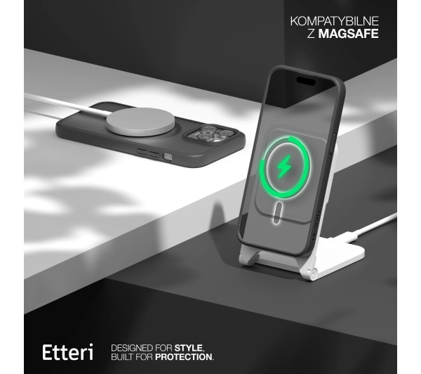 Etteri Matt Mag do iPhone 16 Pro Max Czarny
