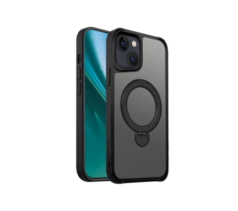 Etui Etteri Matt Mag Ring do iPhone 13 Czarny