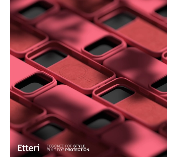 Etteri Silicone Case do iPhone 17 Pro Malinowy