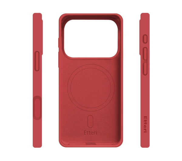 Etteri Silicone Case do iPhone 17 Pro Malinowy
