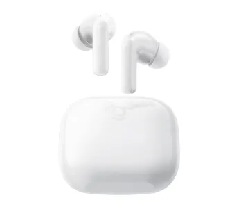 Słuchawki bezprzewodowe Baseus Bass BP1 NC Doknałowe Bluetooth 6.0 Biały