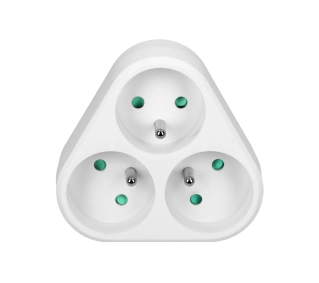 Orno OR-AE-13178 3 gniazda Biały