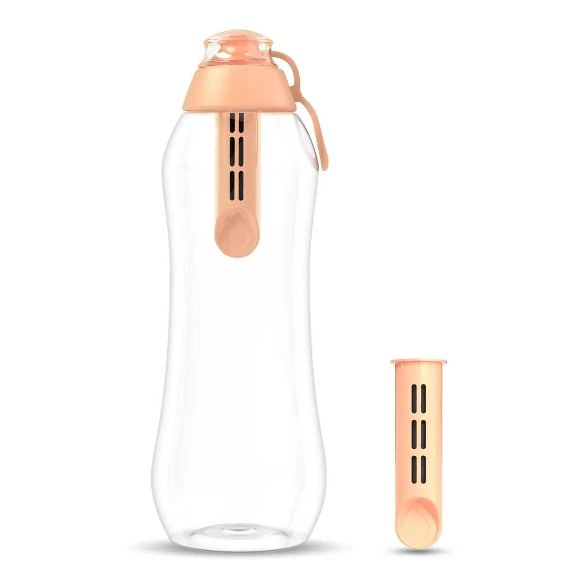 Butelka filtrująca Dafi Soft 0,7l 2 wkłady Brzoskwiniowy