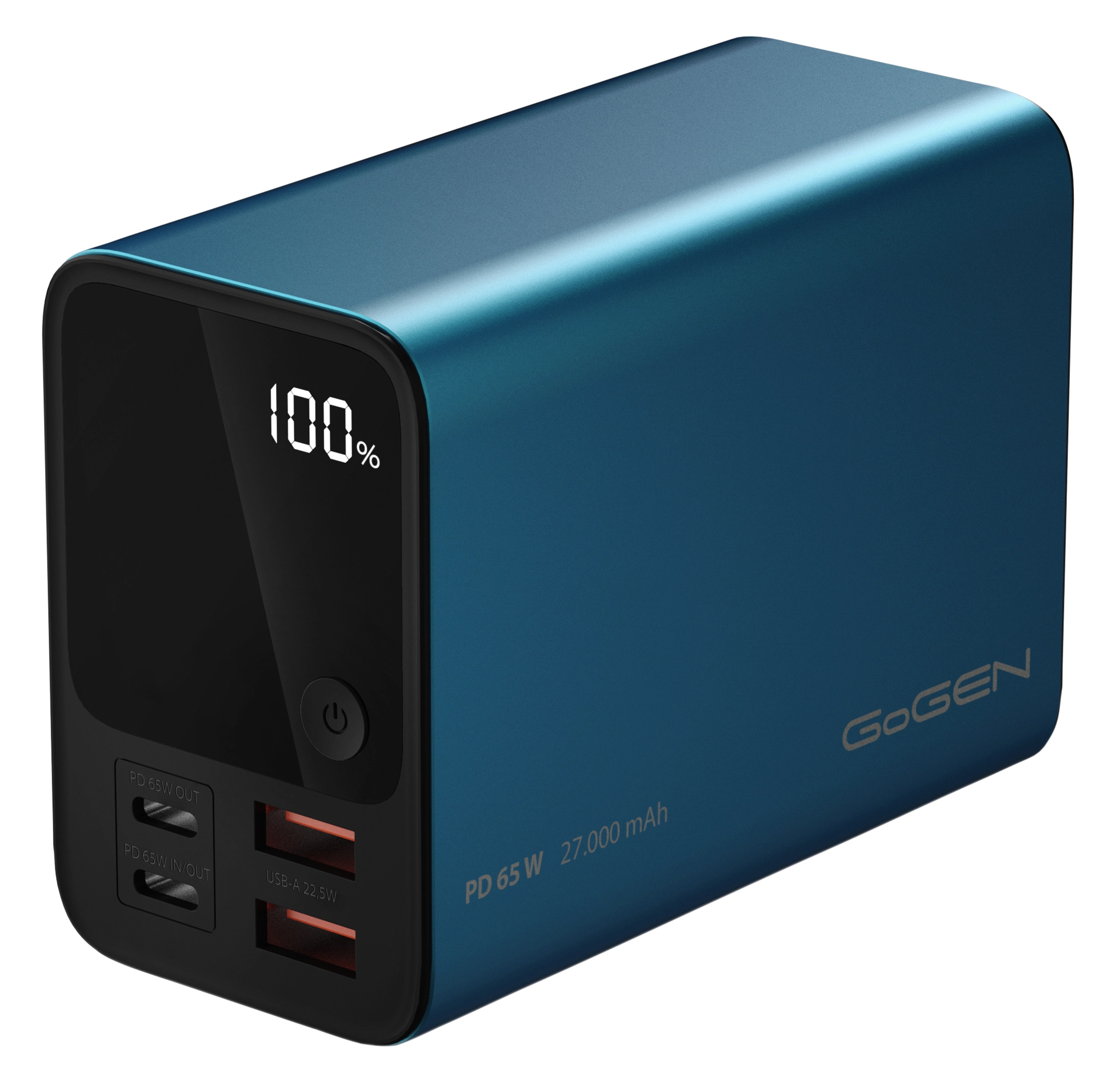Powerbank GoGEN PB270001BL 27000mAh PD 65W Niebieski