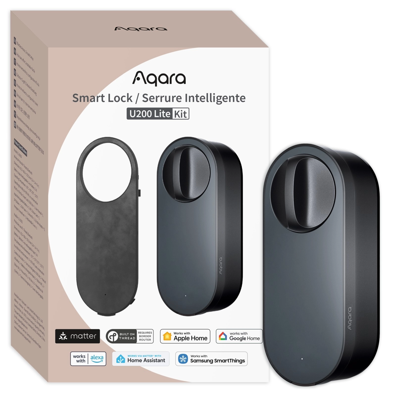 Zamek Aqara Smart Lock U200 Lite Czarny