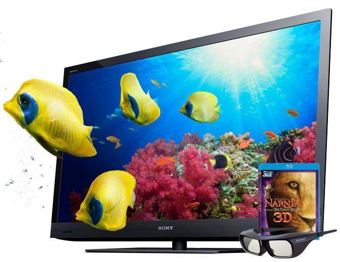 Telewizor Sony KDL-40EX720 + okulary 3D + film Blu-ray 3D