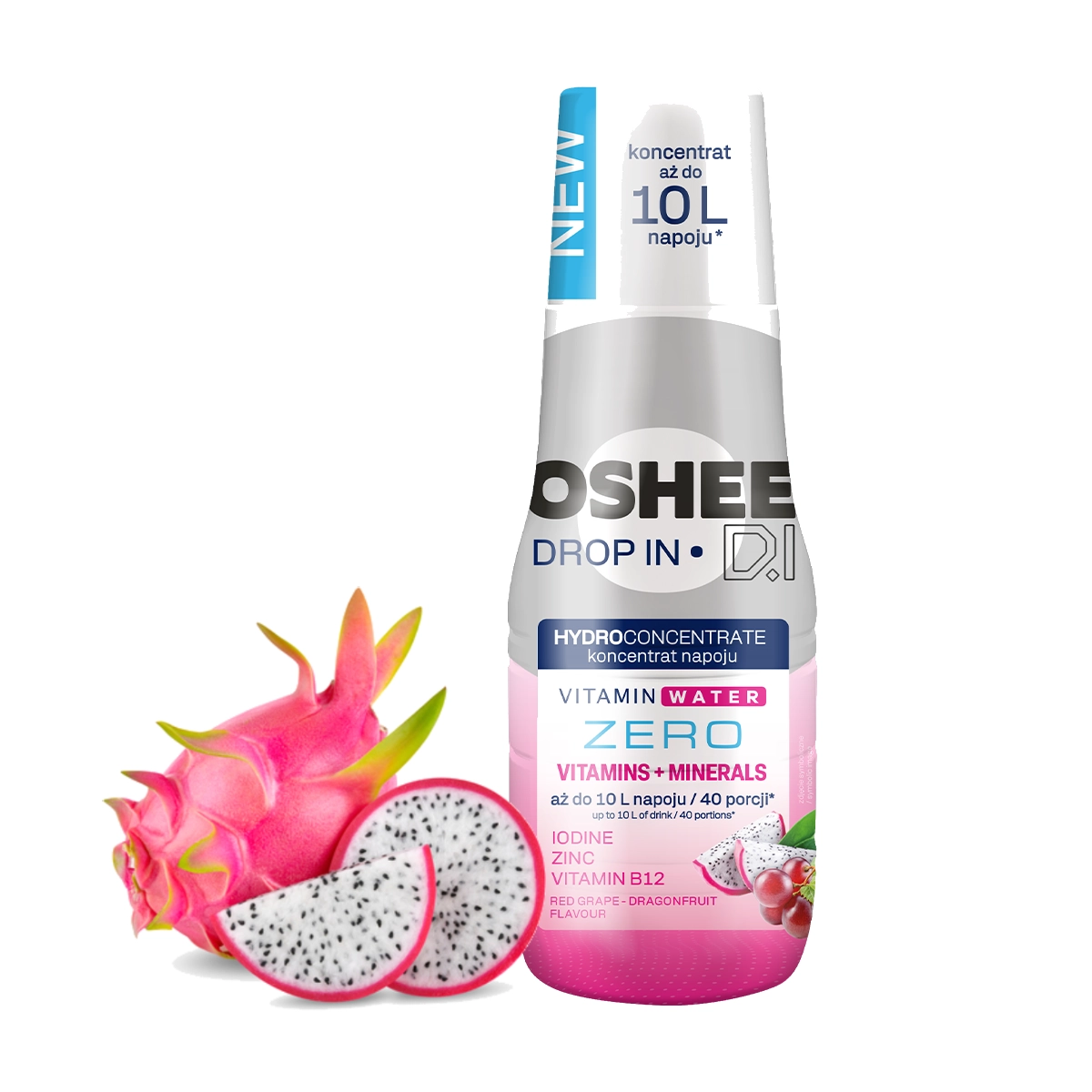 Syrop OSHEE Drop In Zero Witaminy i Minerały Smoczy owoc