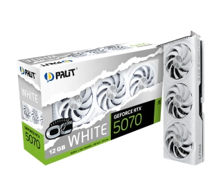 Palit GeForce RTX 5070 White OC 12GB GDDR7 192bit DLSS 4 - Kup na Raty - RRSO 0%