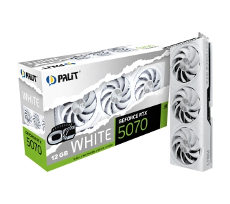 Karta graficzna Palit GeForce RTX 5070 White OC 12GB GDDR7 192bit DLSS 4