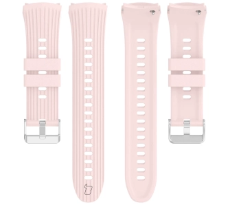 Pasek Bizon Strap Watch Silicone S do Huawei Watch 5 42 mm różowy