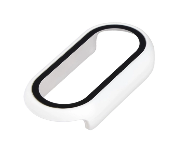 Bizon ze szkłem do Xiaomi Smart Band 10 biały