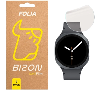 Folia ochronna Bizon matowa Film Sun do Samsung Galaxy Watch 8 44 mm - 2 sztuki