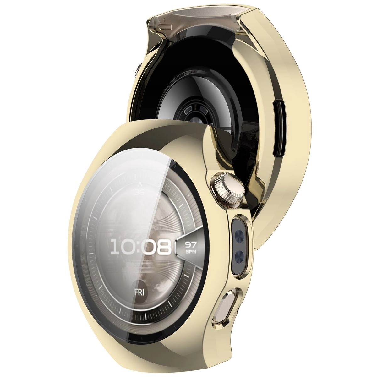 Nakładka na tarczę Bizon Felipe do Huawei Watch 5 42 mm złoty