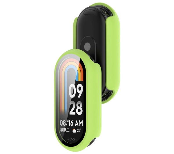 Bizon ze szkłem do Xiaomi Smart Band 10 zielony