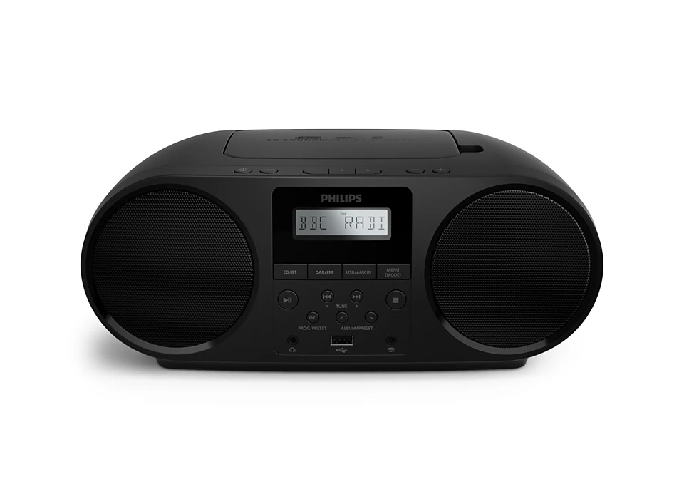 Radioodtwarzacz Philips TAZ6000/10 Radio DAB Bluetooth Czarny