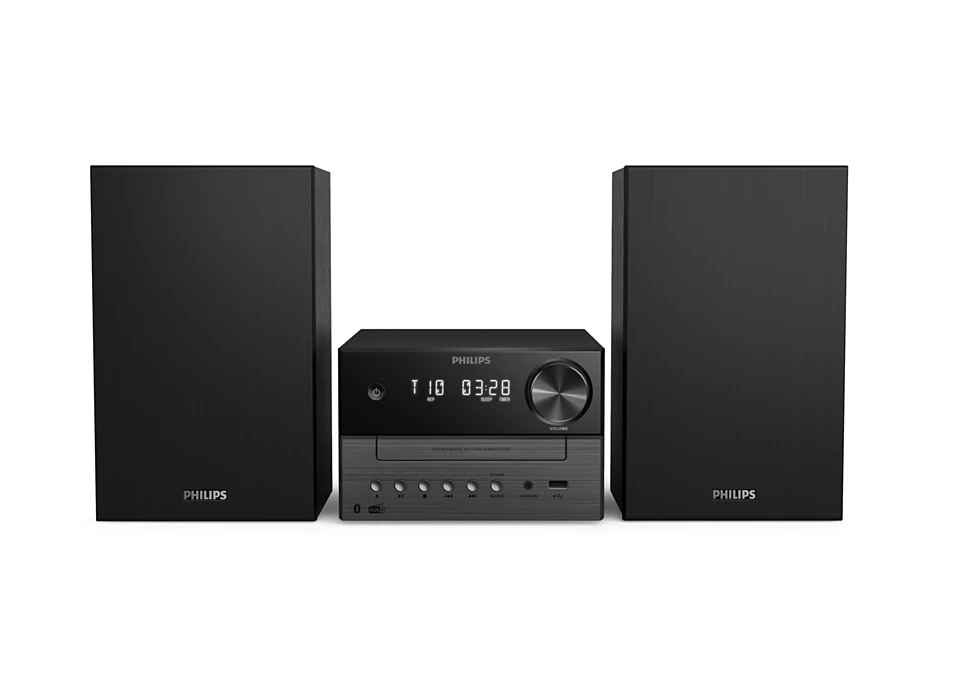 Wieża Philips TAM3505M2/12 Bluetooth Radio FM, DAB Czarny