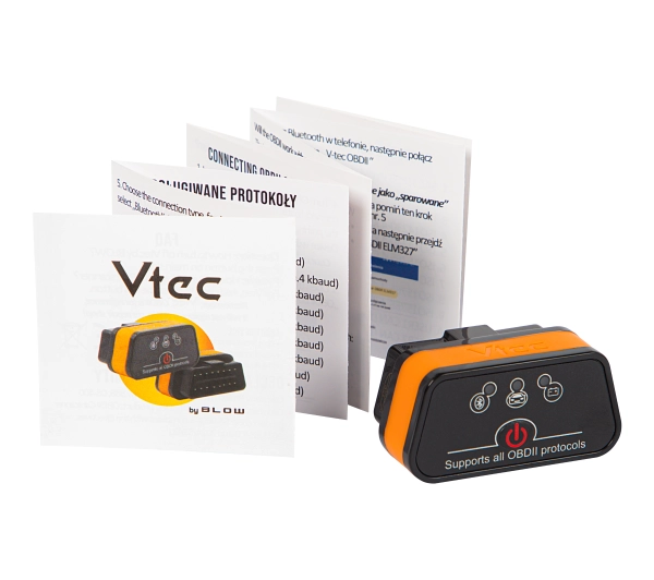 BLOW Vtec iTRON Interfejs diagnostyczny OBD2 Bluetooth