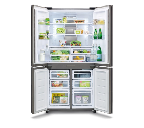 Sharp SJ-MP820C-WH 183cm Szuflada z kontrolą wilgotności Komora świeżości Biały - Kup na Raty - RRSO 0%