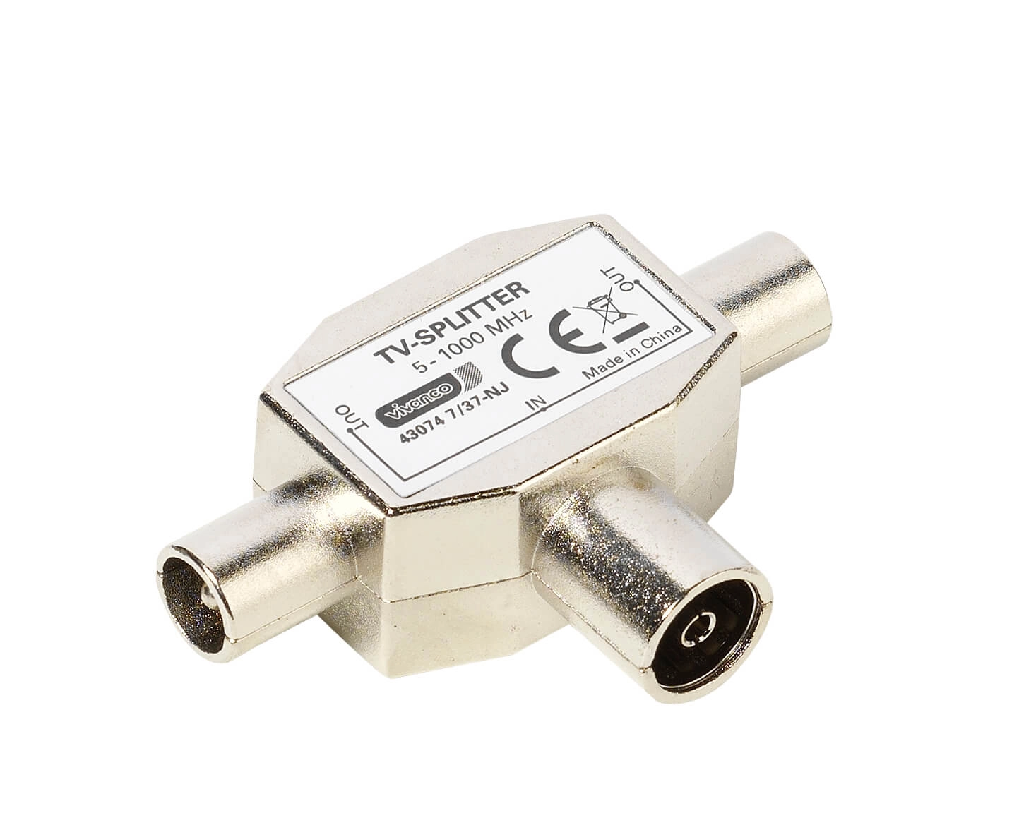 Rozdzielacz Vivanco 48074 TV Two way splitter