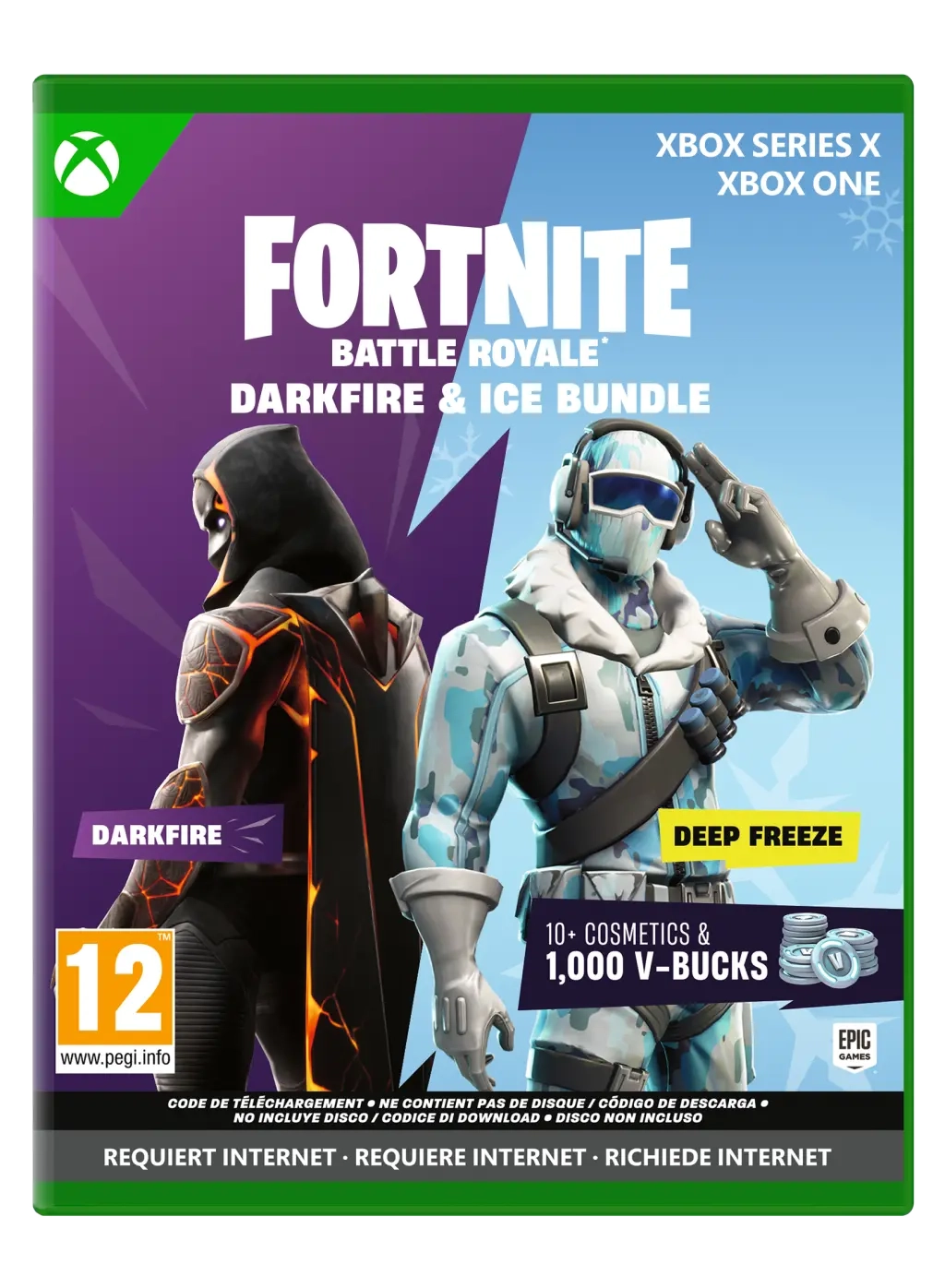 Fortnite Darkfire & Ice Bundle Dodatek do gry na Xbox Series X / Xbox One