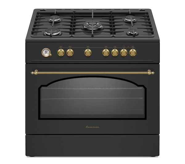 Kuchnie - Ravanson KWGE-90AR Termoobieg Rożen