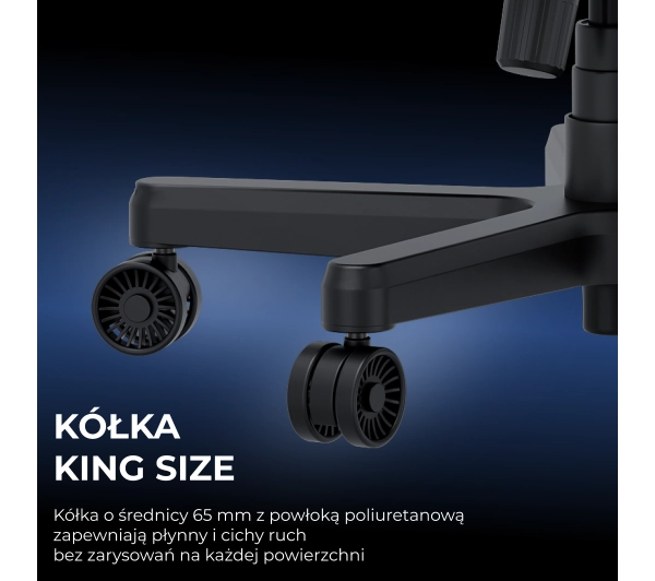 Anda Seat Kaiser 3E XL Gamingowy do 150kg Tkanina Ciemnoszary - Kup na Raty - RRSO 0%