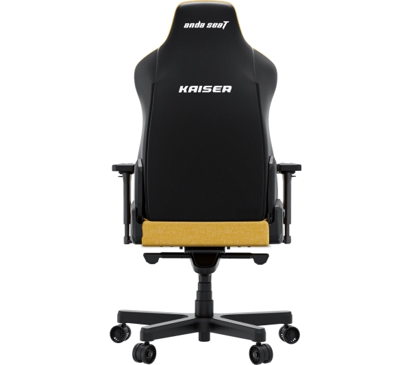 Anda Seat Kaiser 3E XL Gamingowy do 150kg Tkanina Żółty - Kup na Raty - RRSO 0%