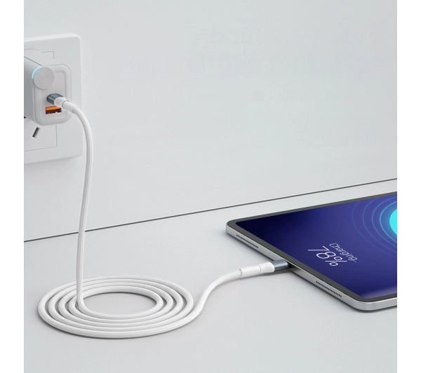 3mk Hyper Cable N-SERIES USB-C do USB-C 1m 20V/3 A 60W Biały