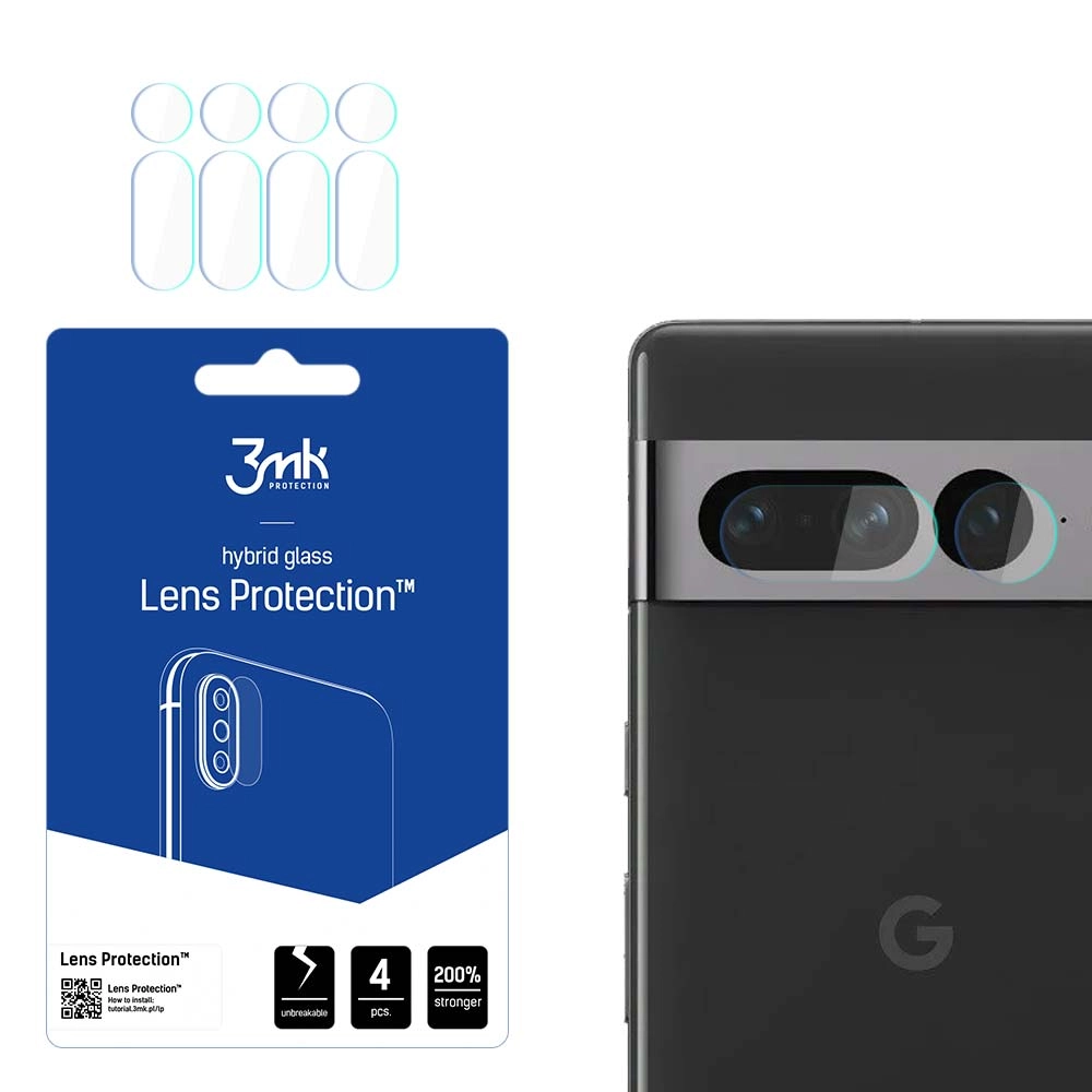 Szkło hybrydowe 3mk Lens Protection do Google Pixel 7 Pro