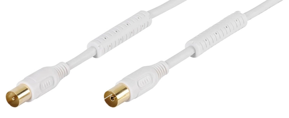 Kabel antenowy Vivanco 48513 3m Biały