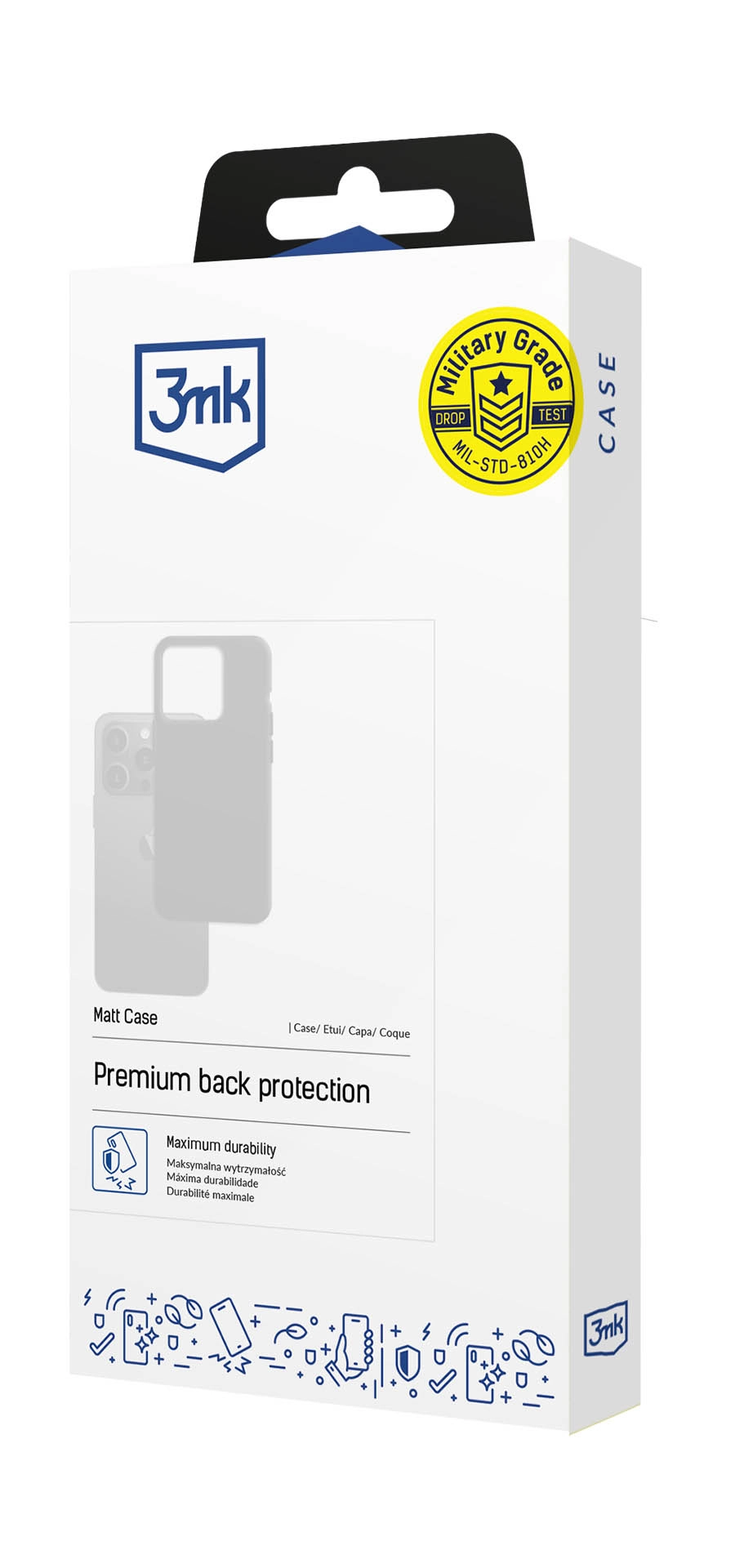 Etui 3mk Matt Case do Honor Magic8 Lite Czarny